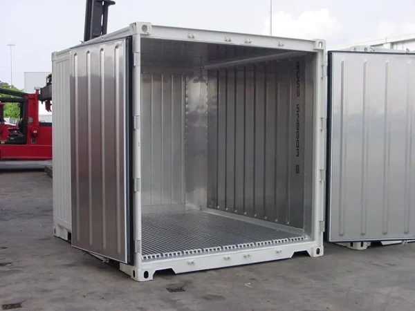 container-10-pieds-high-cube-isotherme-gallery-2-1752975256 Contenedor aislado de 10 pies de altura.