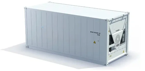 Contenedor refrigerado de 20 pies