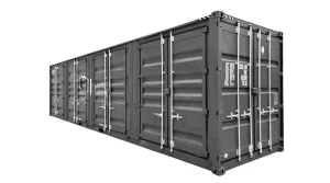 Contenedor High Cube de 40 pies con 4 puertas laterales