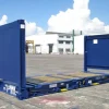 Contenedor de transporte de plataforma plana de 20 pies