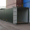 Contenedor de envío de doble puerta de 40 pies de altura.