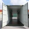 Contenedor de envío de doble puerta de 40 pies de altura.