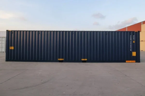 Contenedor de envío de doble puerta de 40 pies de altura.